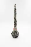Ted Dutch, Rocket, earthenware with applied coloured enamelled medallions and inserts (repaired)