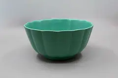 Large bowl by Keith Murray for Wedgwood, with lobed sides, in green matt glaze, sold Jun 2026