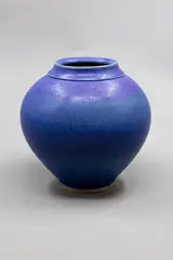 Barry Hockenhull, Vase, glazed stoneware made for the 40th anniversary of the Tasman Pulp and Paper Company
