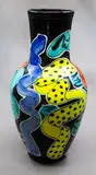 Large lamp stand by Warren Tippett, with polychrome abstract decoration (AF), sold Jun 2026