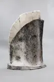 Elizabeth Raeburn, Sculptural vase, raku fired ceramic