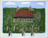 Teuane Ann Tibbo, Panga Island, Fiji, oil on canvasboard
