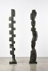 Terry Stringer, Intercut Artist and Model and Intercut Child and Reaching Hand, cast bronze, two parts 1/1