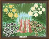 Teuane Ann Tibbo, Garden Flowers No. I, oil on canvasboard