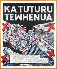 Robert Ellis, Ka Tūturu Te Whenua, oil on canvas