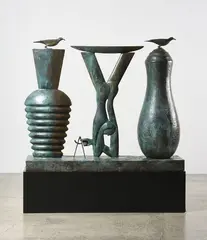 Paul Dibble, Between Two Islands, cast bronze, edition of three