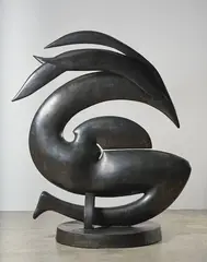 Paul Dibble, The Unfolding, cast bronze, unique edition 1/1
