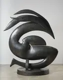 Paul Dibble, The Unfolding, cast bronze, unique edition 1/1