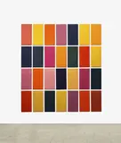 Winston Roeth, Forever and a Day, tempera on slate, 28 panels