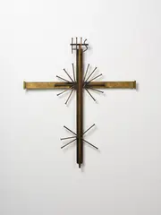 Colin McCahon, Cross, brass, copper and polyurethane
