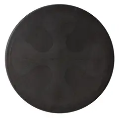 Ralph Hotere, Black Painting, acrylic on shaped canvas
