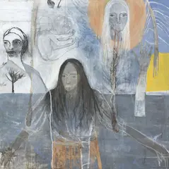 Star Gossage, Moemoa, oil on board