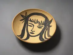 Star Gossage, Untitled, acrylic paint on Tony Sly ceramic bowl