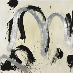 Max Gimblett, Endlessness - After Shih T’ao, gesso, acrylic and palladium on canvas