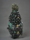 Virginia Leonard, Gangrene, clay, resin and gold lustre (2016)