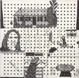 Richard Lewer, Katherine Mary Knight (Australian Crime Series), acrylic on pegboard