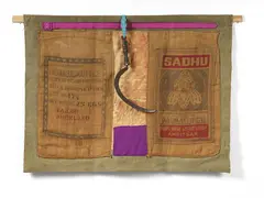 Donald Sinclair Driver, Basmati, found objects and collage