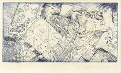 Bill Hammond, Waking Up, etching