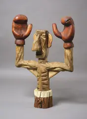 Warren Viscoe, Box On, stained wood (circa 2003)
