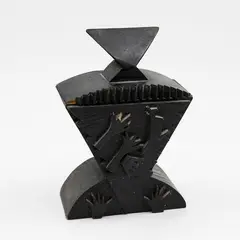 Bill Hammond, Lidded Box, wood and paint, circa 1980