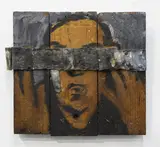 Séraphine Pick, Untitled, oil and lead on wood (1989)