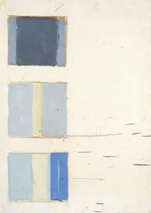 Shane Cotton, Chalk, oil on paper