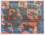 Emma McIntyre, A (Red), monotype, printed 2019 by APS Editions