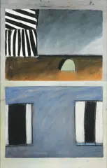 Gordon Crook, Not a Whisper, mixed media and collage