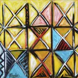 Fatu Feu'u, Summer Sailing, acrylic on canvas