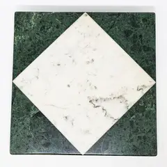 John Edgar, Flag (4) from the series Flags and Phases, marble and serpentine, 2003