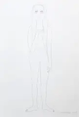 Francis Upritchard, Untitled, graphite on paper