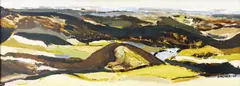 Stanley Palmer, Untitled - Landscape, oil on board