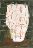 Tony de Lautour, Flame On, oil and mixed media on canvas, 1992