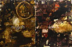 Keggie Carew, Maggots and Bees, acrylic on board