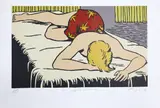 Dick Frizzell, Blue Hawaii, screenprint, 7/50