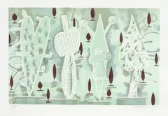 Denys Watkins, Untitled (Heart, Club, Diamond, Spade), lithograph, 23/166