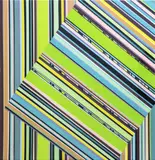 Anne Riethmaier, Centre Fold, acrylic and liquid glass on board