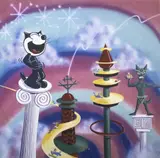 Kenny Scharf, Felix the Cat in Space, Giclée print