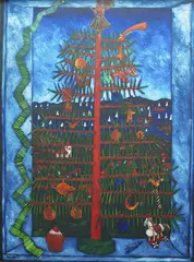 Dean Buchanan, Untitled – Christmas Tree, oil on canvas