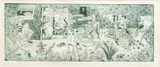 Bill Hammond, Staying Alive, etching on paper, 1980, edition of 15