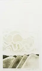 Marilynn Webb, Cloud Landscape 2, etching, 5/10