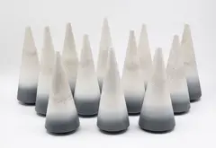 John Parker, Mainlandscape, glazed ceramic (12 pieces)
