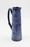 Crown Lynn Ambrico, Tulip jug, with purple trickle glaze