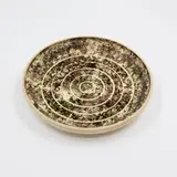 Daniel Steenstra for Crown Lynn, Planter base, decorated with concentric lines