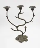 Matthew von Sturmer, Three-arm candlestick, bronze