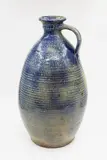 Paul Melser, Large floor pot, stoneware with blue salt glaze