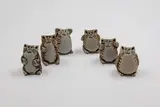Tristan Totty, Six cats, ceramic figurines