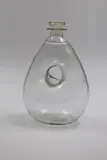 Hoglund Glass, Oil bottle, clear blown glass