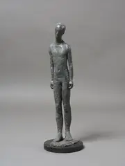 Greer Twiss, Lead Man, cast lead and wooden base, circa 1959