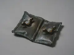 Greer Twiss, Cushions, cast bronze and steel